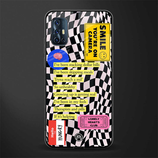 smile you're on camera glass case for vivo v17 image