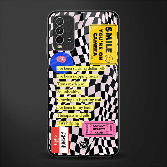 smile you're on camera glass case for redmi 9 power image
