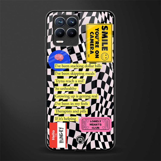 smile you're on camera glass case for realme 8 4g image