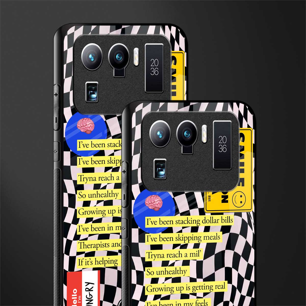 smile you're on camera glass case for mi 11 ultra 5g image-2