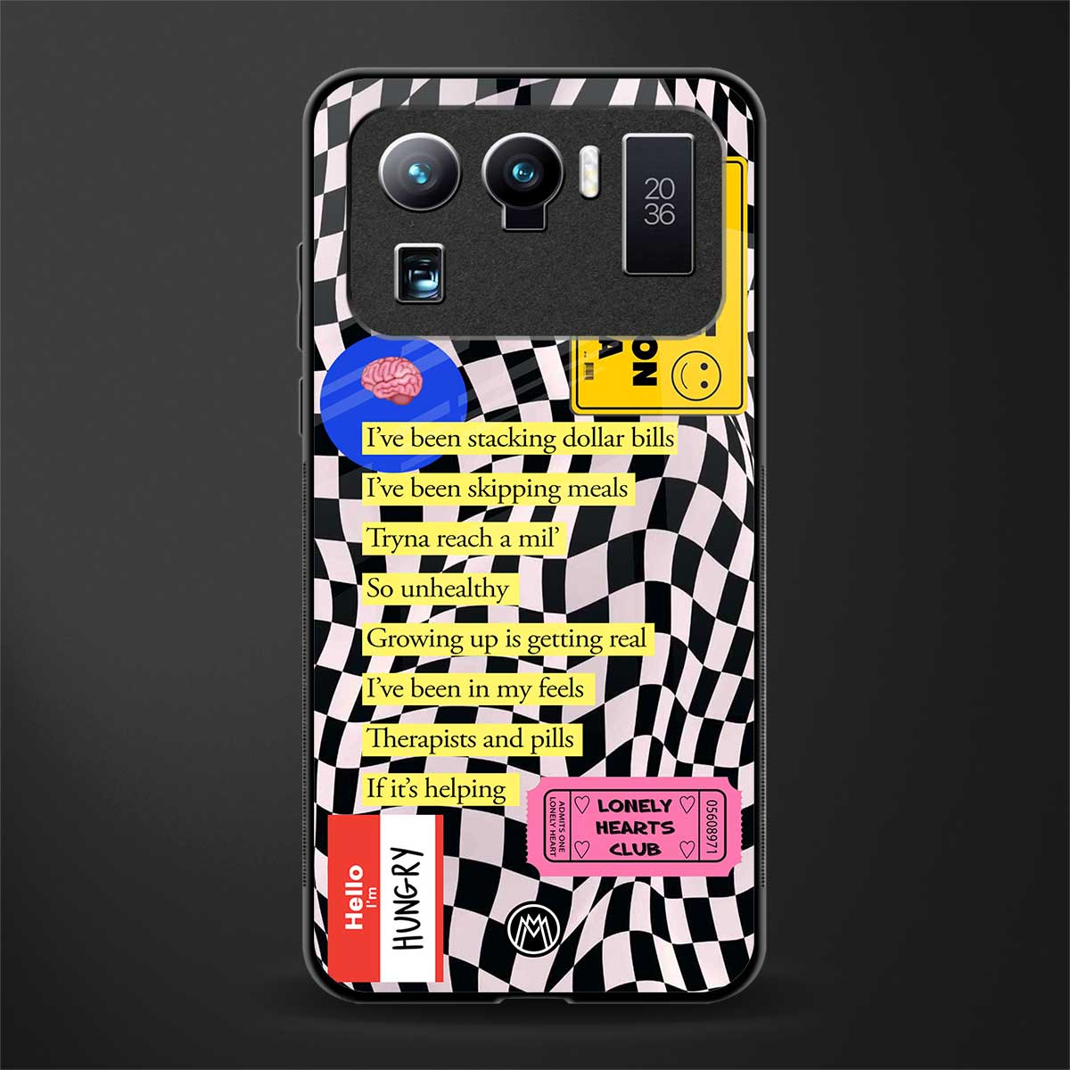 smile you're on camera glass case for mi 11 ultra 5g image
