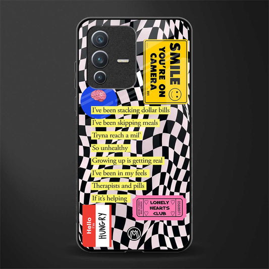 smile you're on camera glass case for vivo v23 5g image