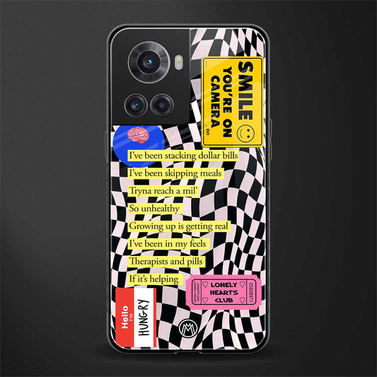 smile you're on camera back phone cover | glass case for oneplus 10r 5g