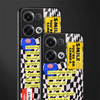 smile you're on camera back phone cover | glass case for oppo reno 8