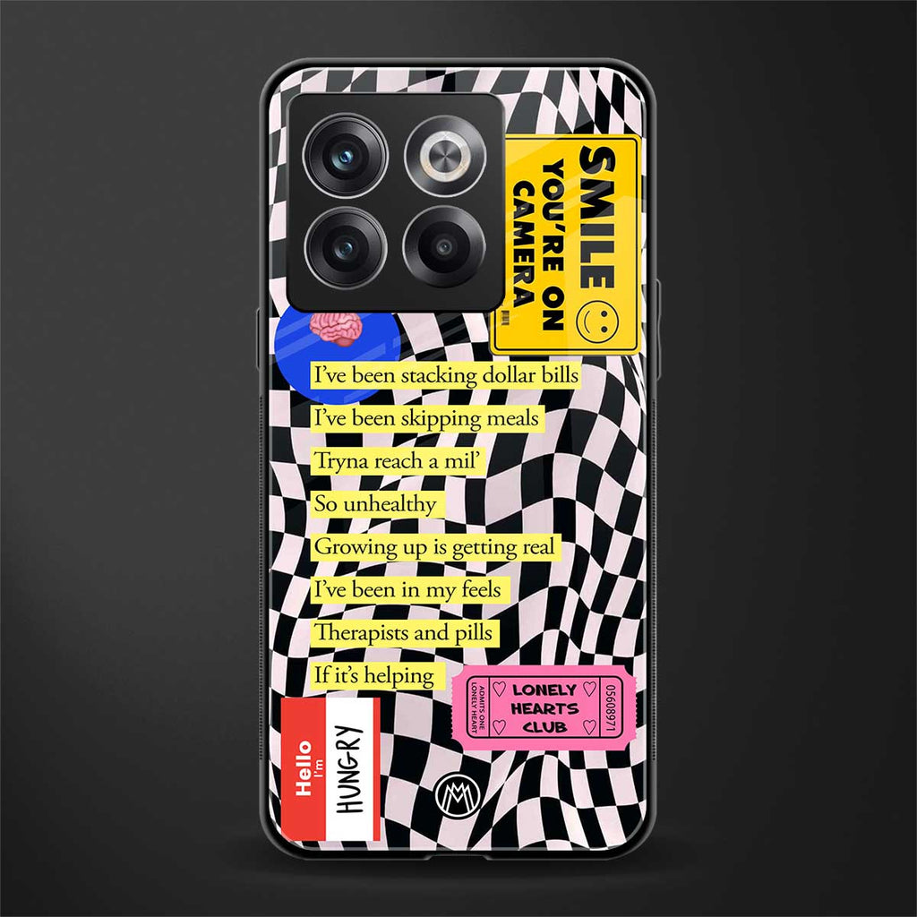 smile you're on camera back phone cover | glass case for oneplus 10t
