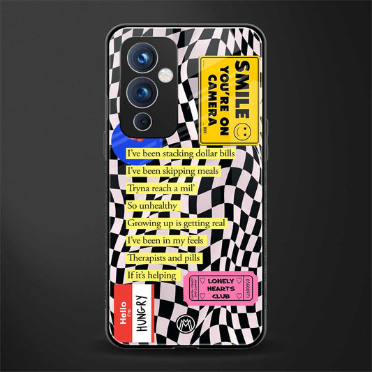 smile you're on camera back phone cover | glass case for oneplus 9