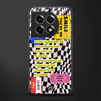 smile you're on camera back phone cover | glass case for oneplus 11
