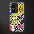 smile you're on camera back phone cover | glass case for vivo t1 44w 4g