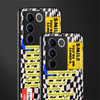 smile you're on camera back phone cover | glass case for vivo v27 pro 5g