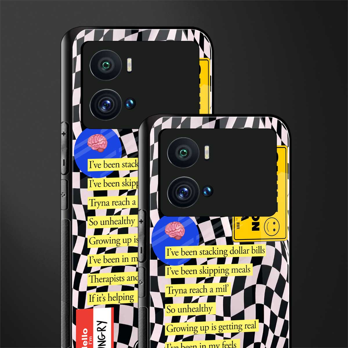 smile you're on camera back phone cover | glass case for iQOO 9 Pro