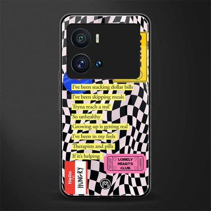 smile you're on camera back phone cover | glass case for iQOO 9 Pro