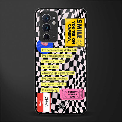 smile you're on camera glass case for oneplus 9rt image