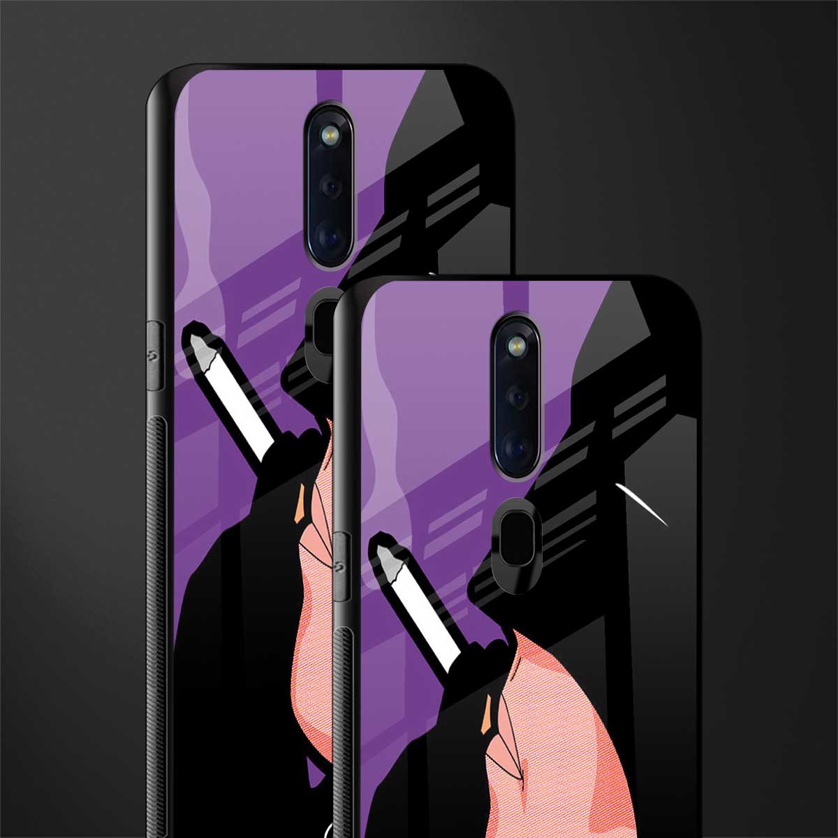 smoking batman glass case for oppo f11 pro image-2