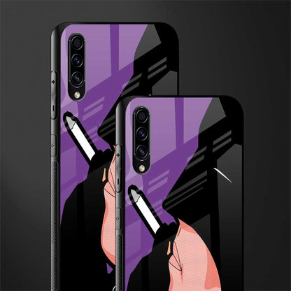 smoking batman glass case for samsung galaxy a50 image-2