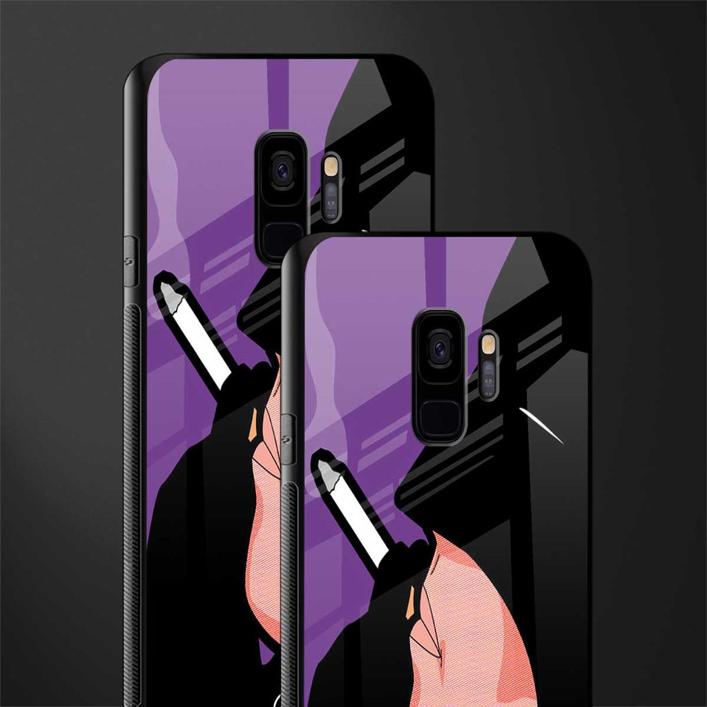 smoking batman glass case for samsung galaxy s9 image-2