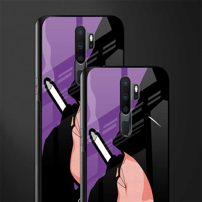 smoking batman glass case for oppo a5 2020 image-2