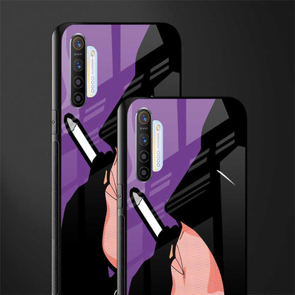 smoking batman glass case for realme x2 image-2