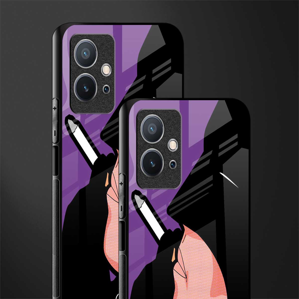 smoking batman glass case for vivo y75 5g image-2