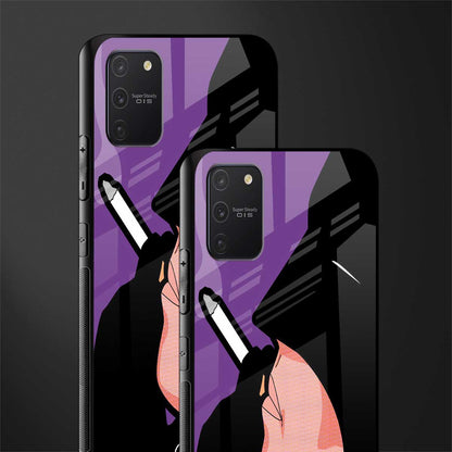 smoking batman glass case for samsung galaxy s10 lite image-2