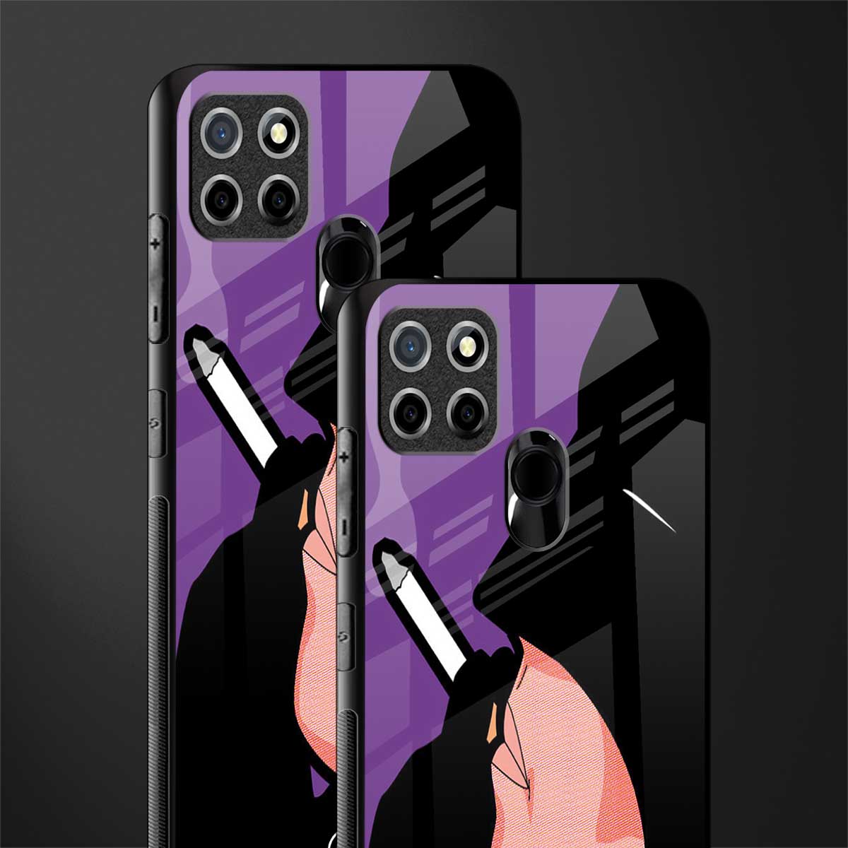 smoking batman glass case for realme narzo 20 image-2