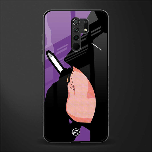 smoking batman glass case for poco m2 image