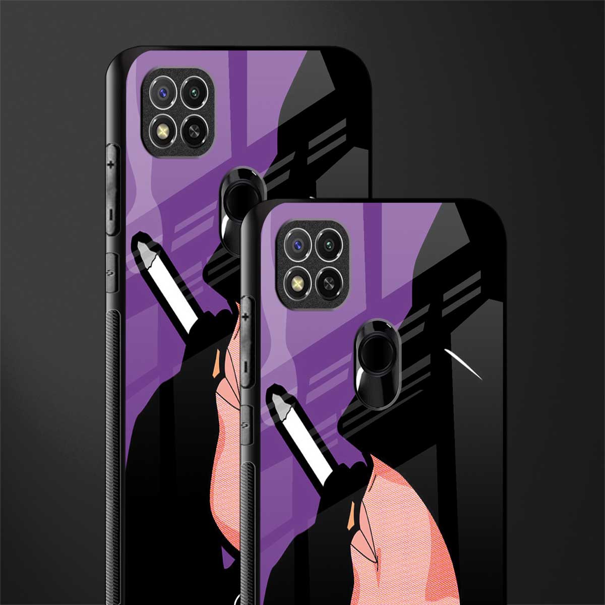 smoking batman glass case for poco c31 image-2