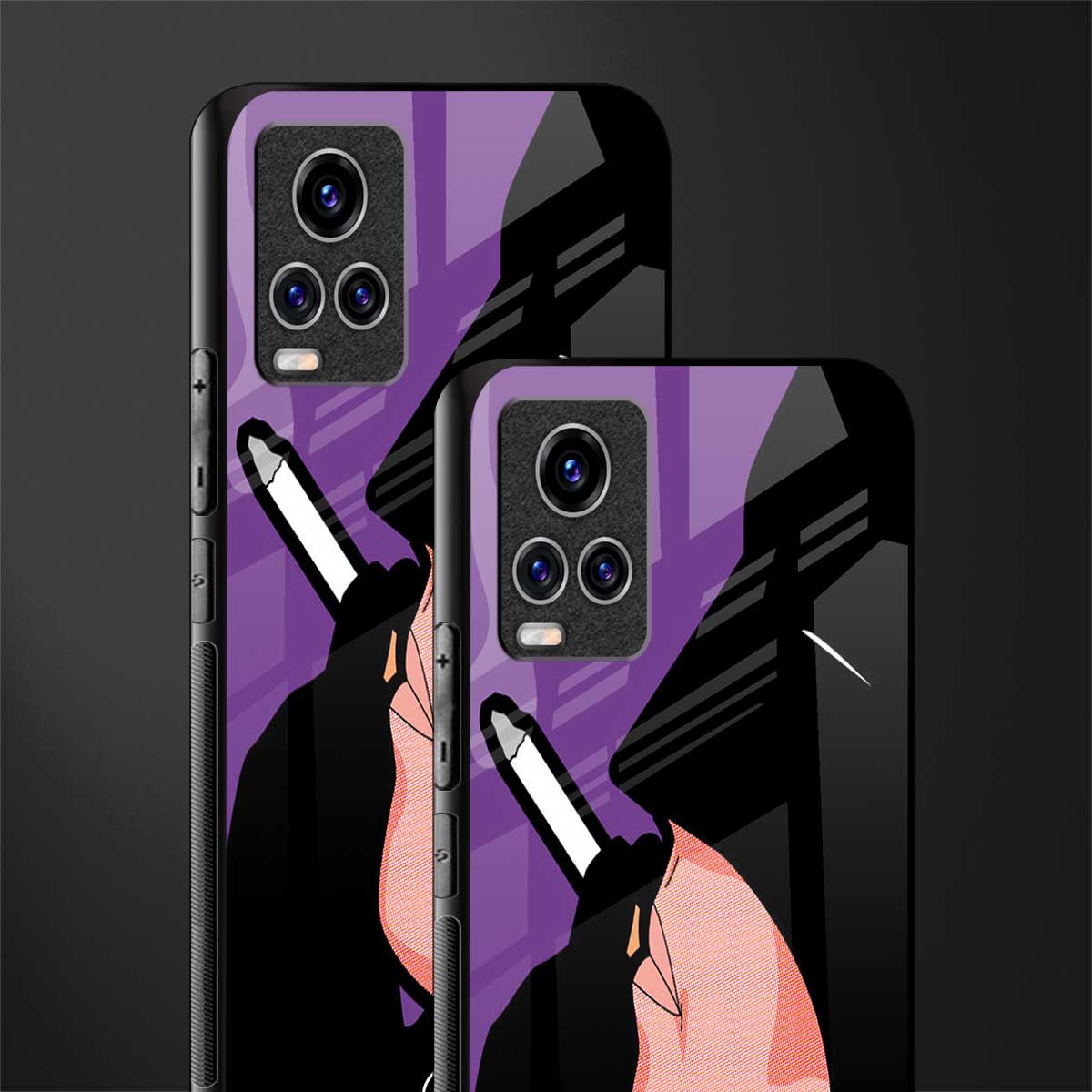 smoking batman glass case for vivo v20 pro image-2