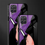 smoking batman glass case for samsung galaxy a12 image-2