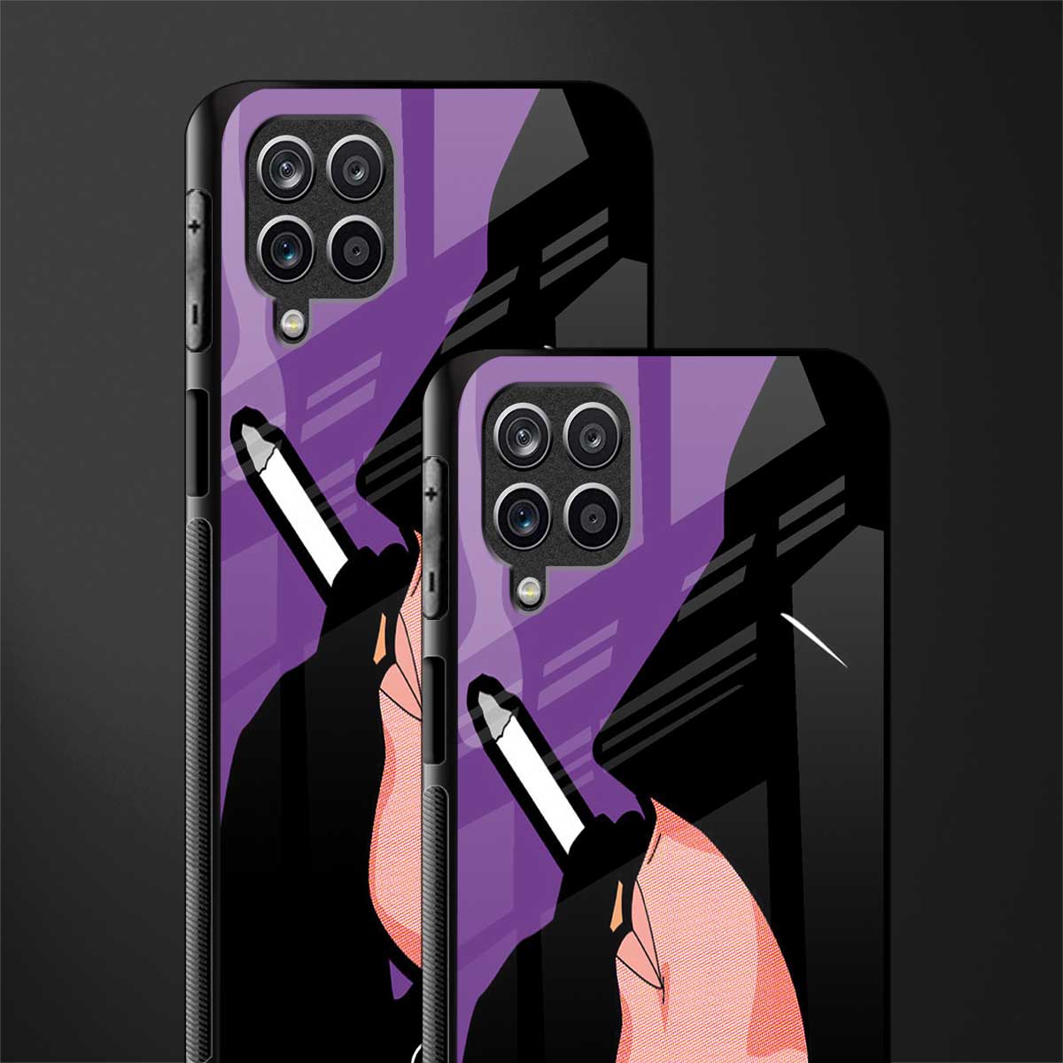 smoking batman glass case for samsung galaxy a12 image-2