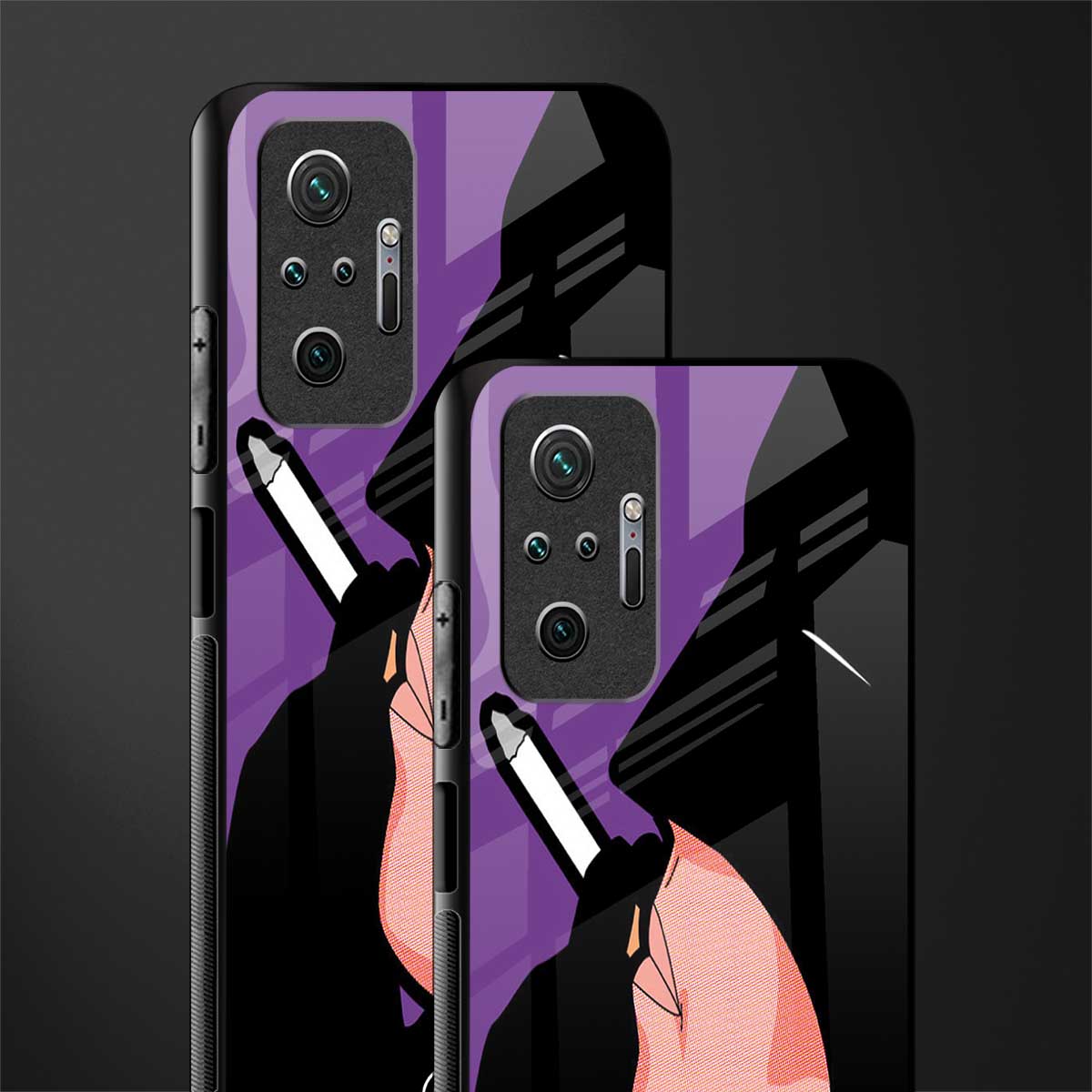 smoking batman glass case for redmi note 10 pro image-2