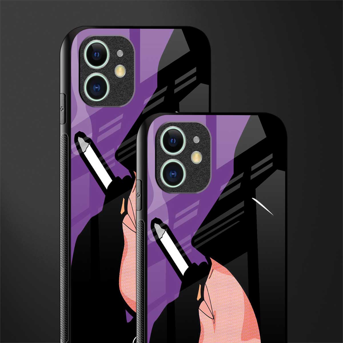 smoking batman glass case for iphone 11 image-2