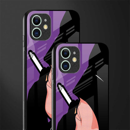 smoking batman glass case for iphone 11 image-2