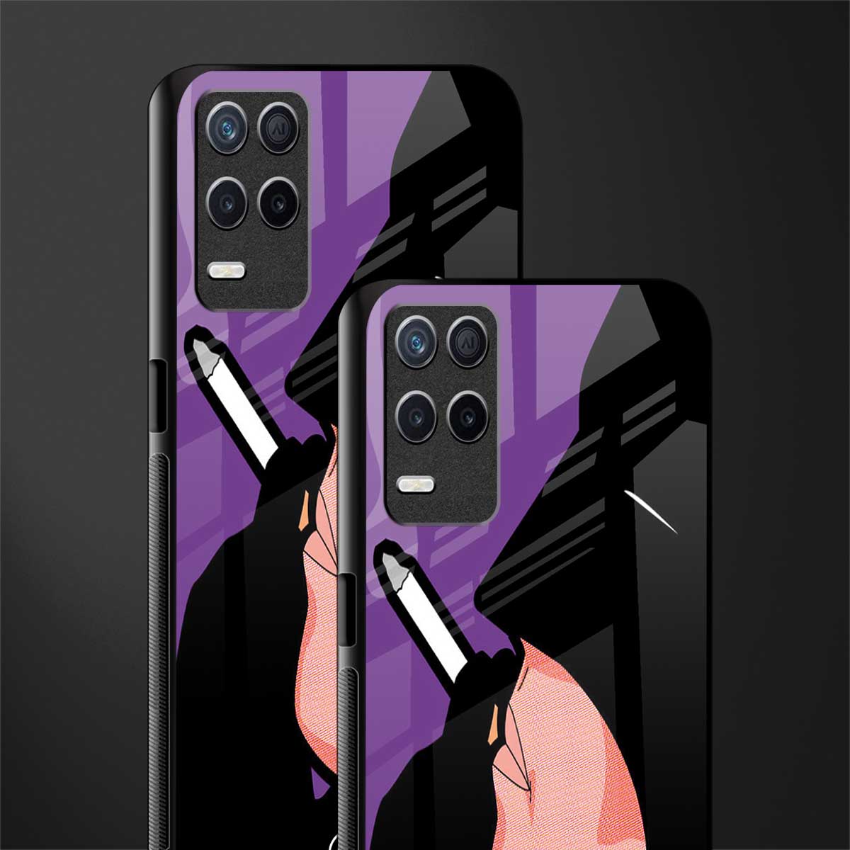 smoking batman glass case for realme 8 5g image-2