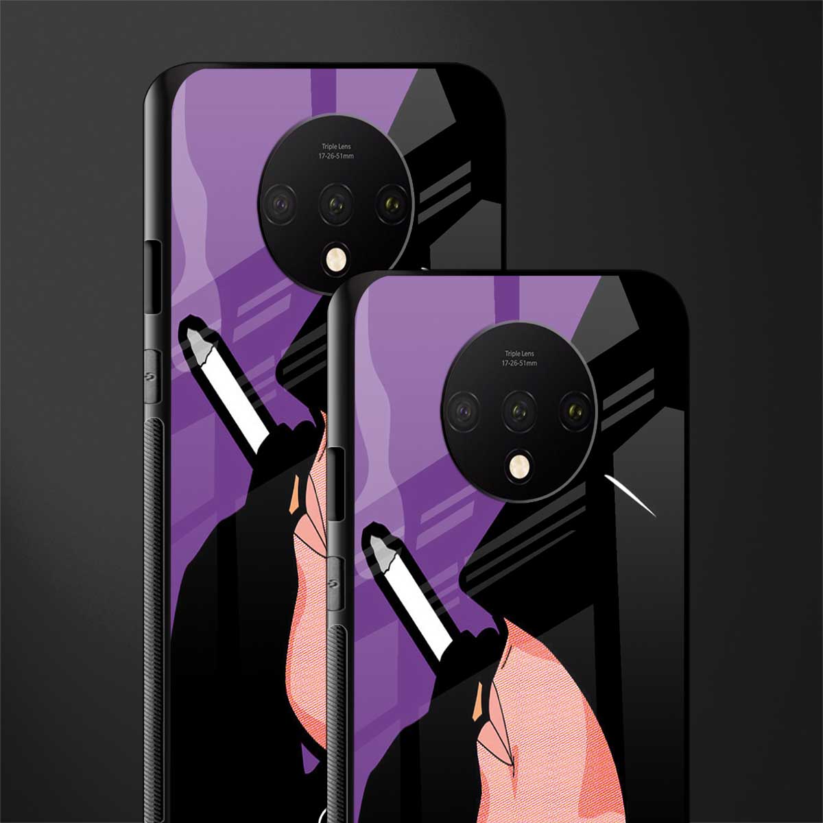 smoking batman glass case for oneplus 7t image-2