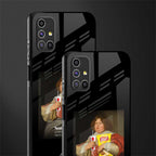 snaccident glass case for samsung galaxy m51 image-2