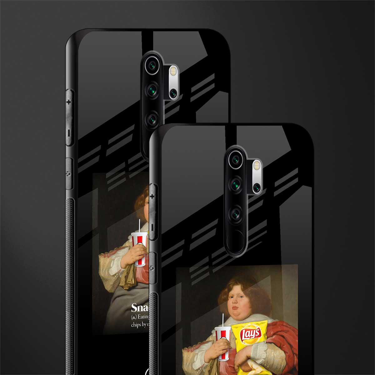 snaccident glass case for redmi note 8 pro image-2