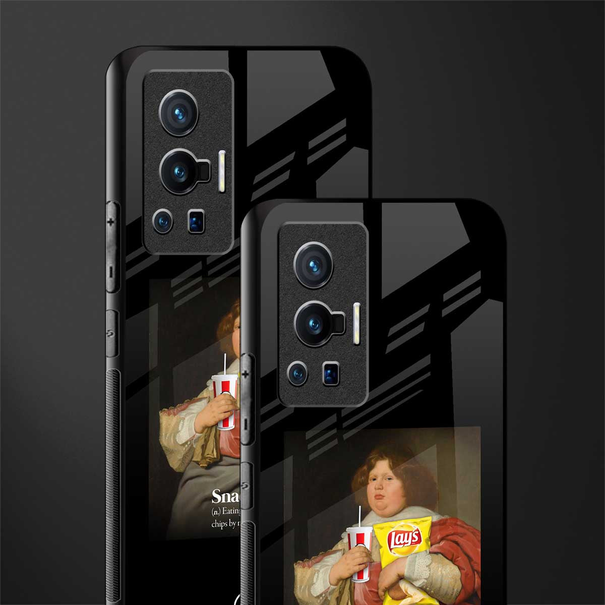 snaccident glass case for vivo x70 pro image-2