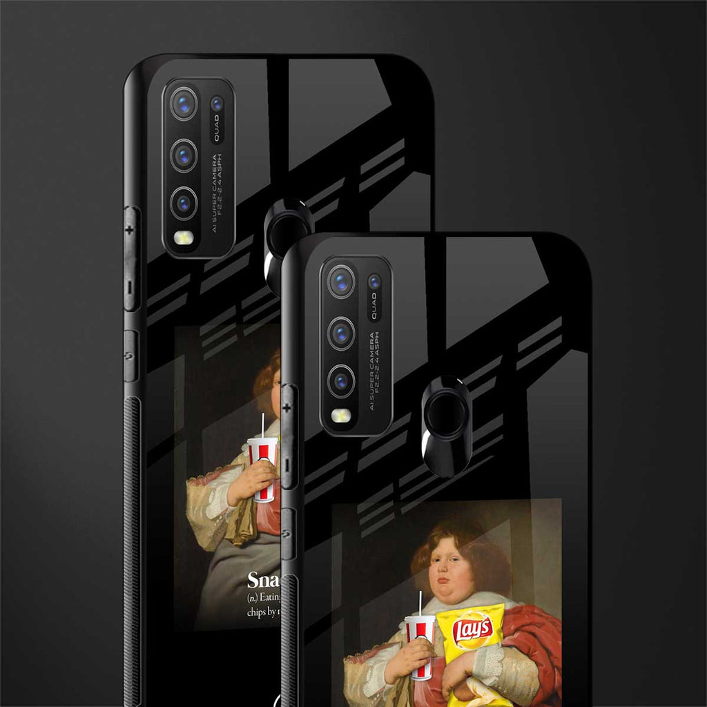 snaccident glass case for vivo y50 image-2