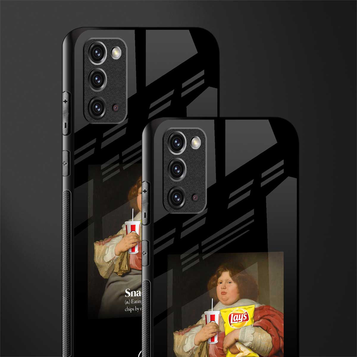 snaccident glass case for samsung galaxy note 20 image-2