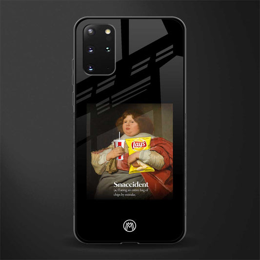 snaccident glass case for samsung galaxy s20 plus image
