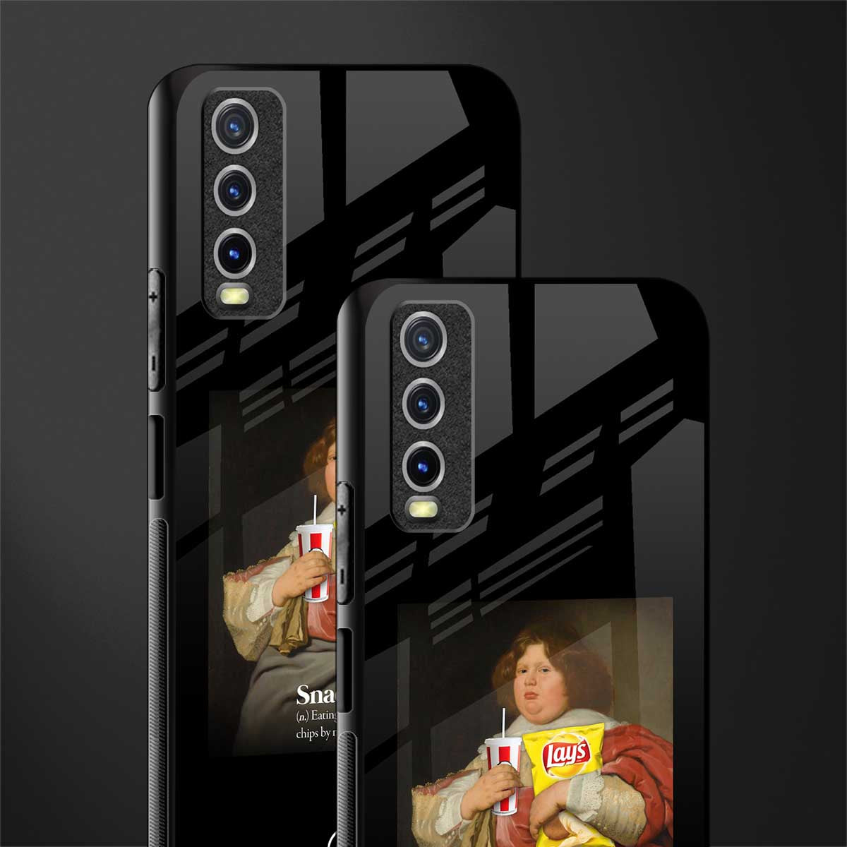 snaccident glass case for vivo y20i vivo y20t image-2