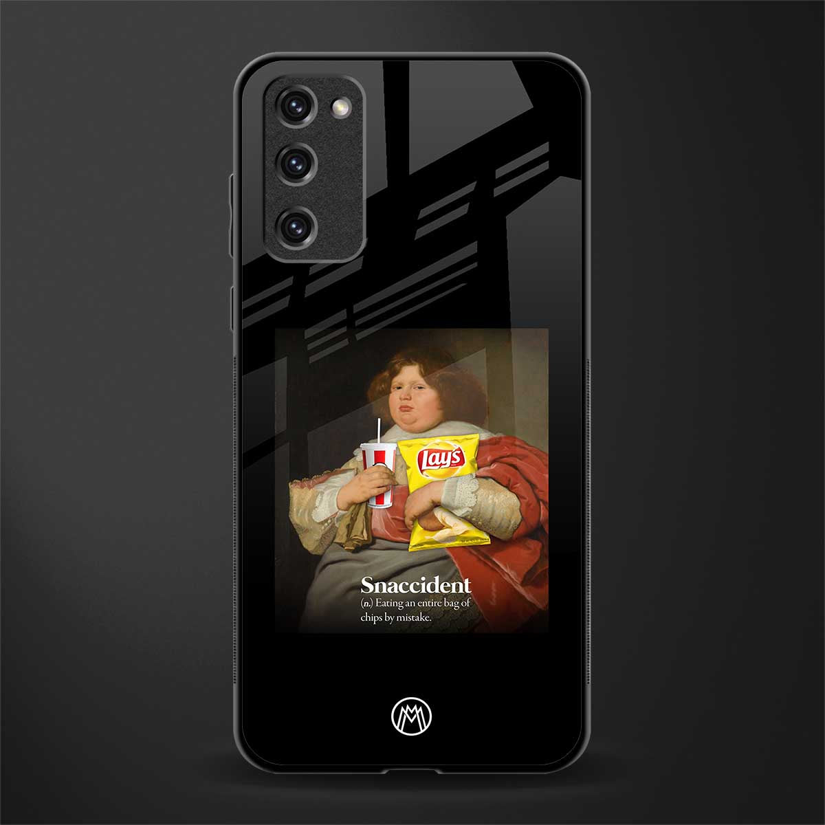 snaccident glass case for samsung galaxy s20 fe image