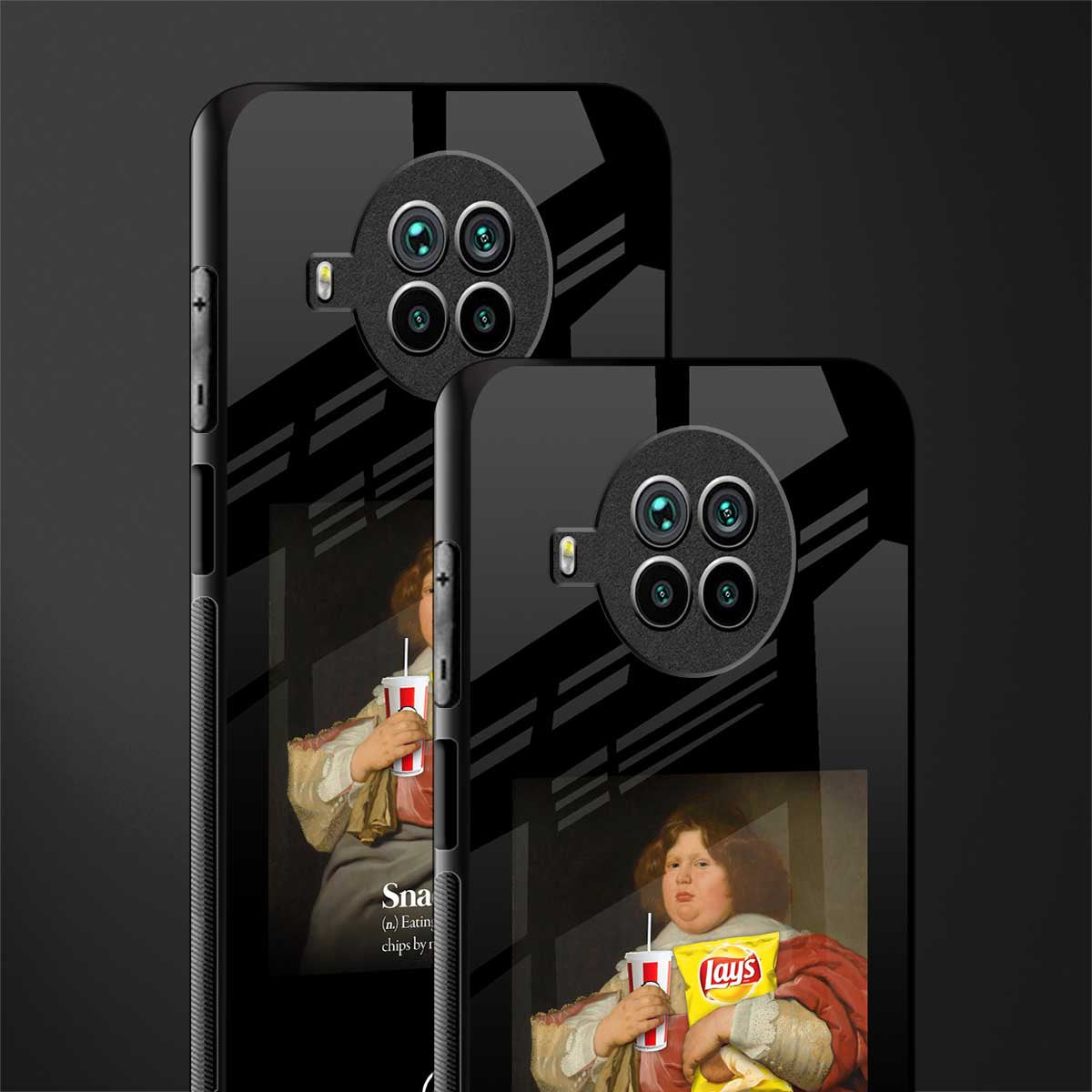 snaccident glass case for mi 10i image-2