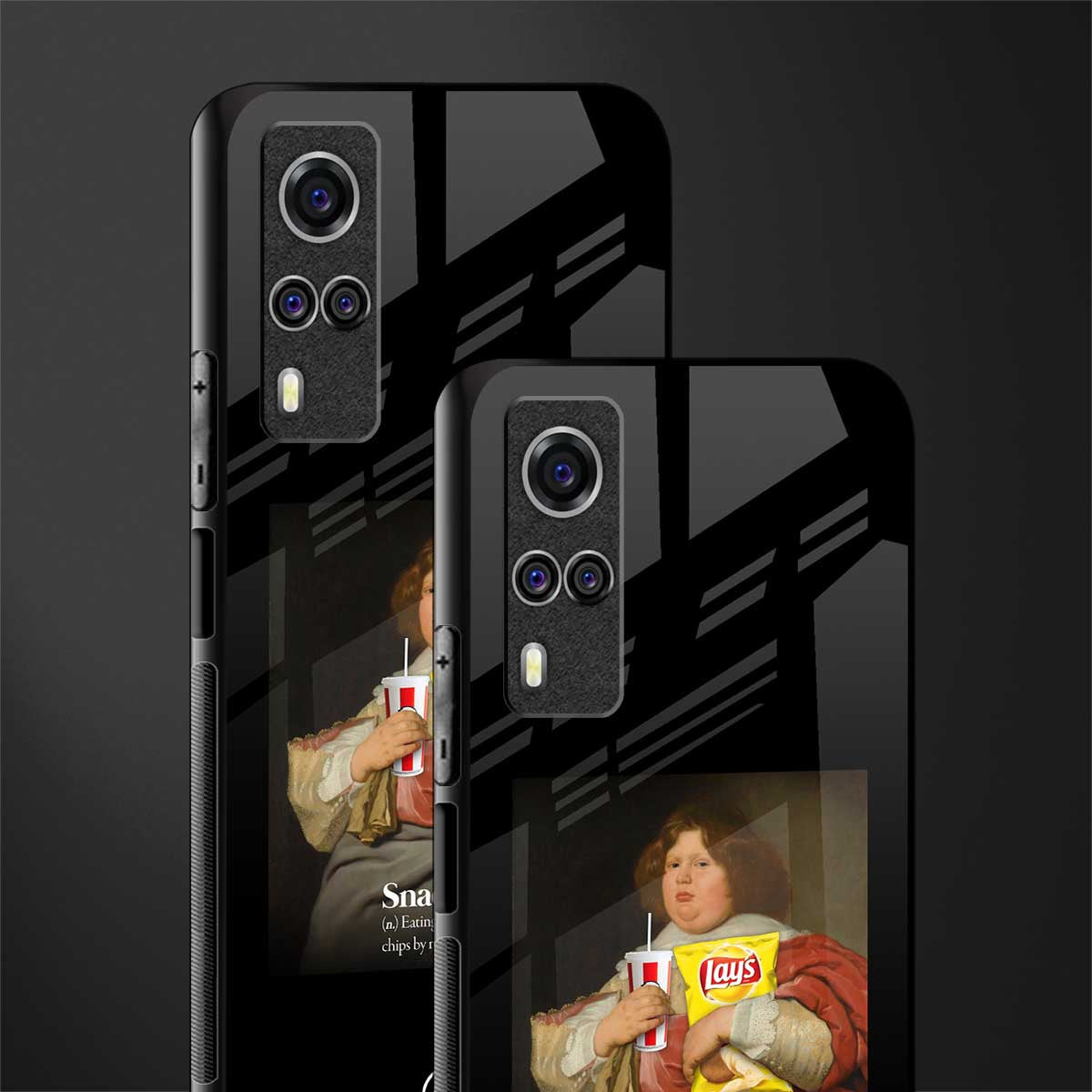 snaccident glass case for vivo y53s image-2