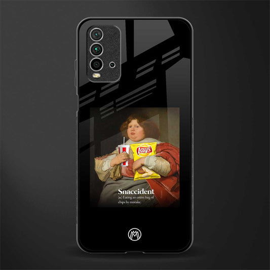 snaccident glass case for redmi 9 power image