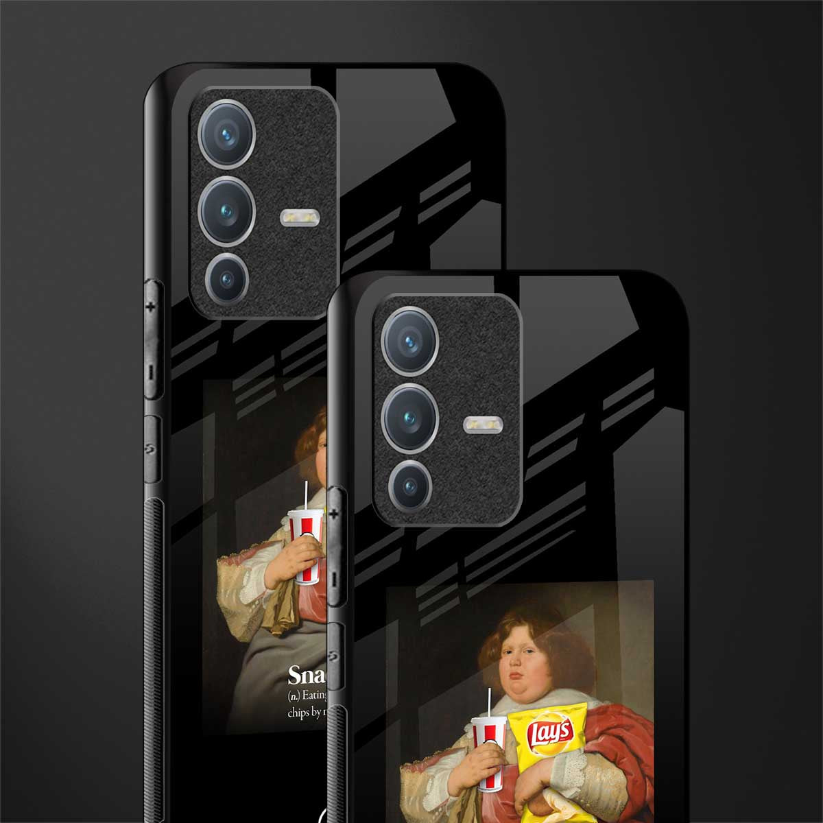 snaccident glass case for vivo v23 pro 5g image-2