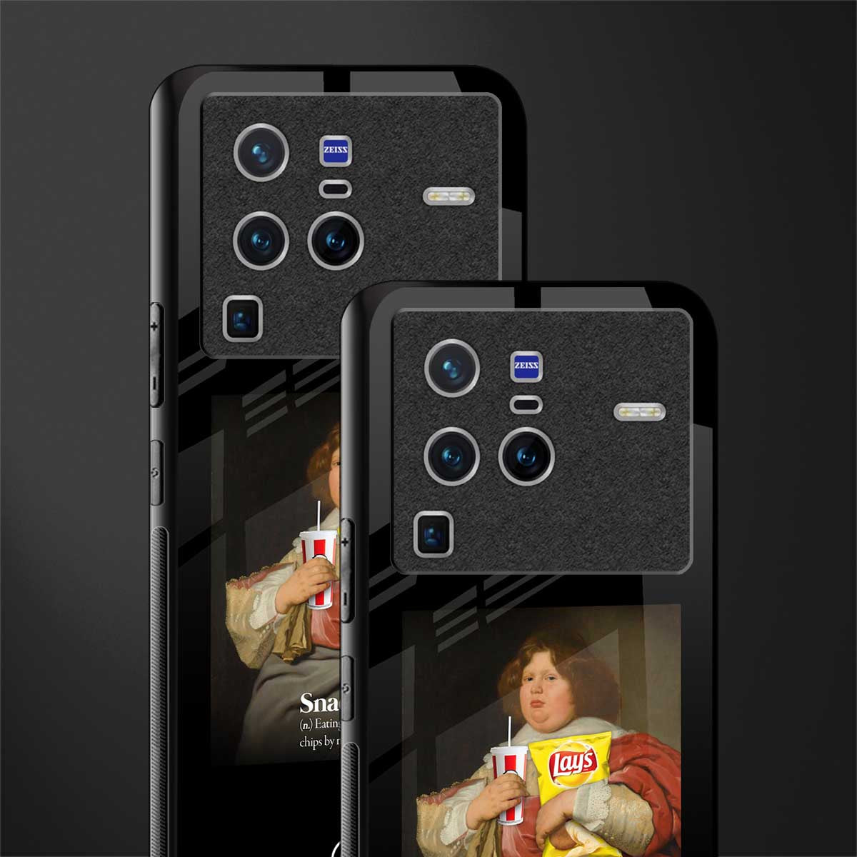 snaccident glass case for vivo x80 pro 5g image-2