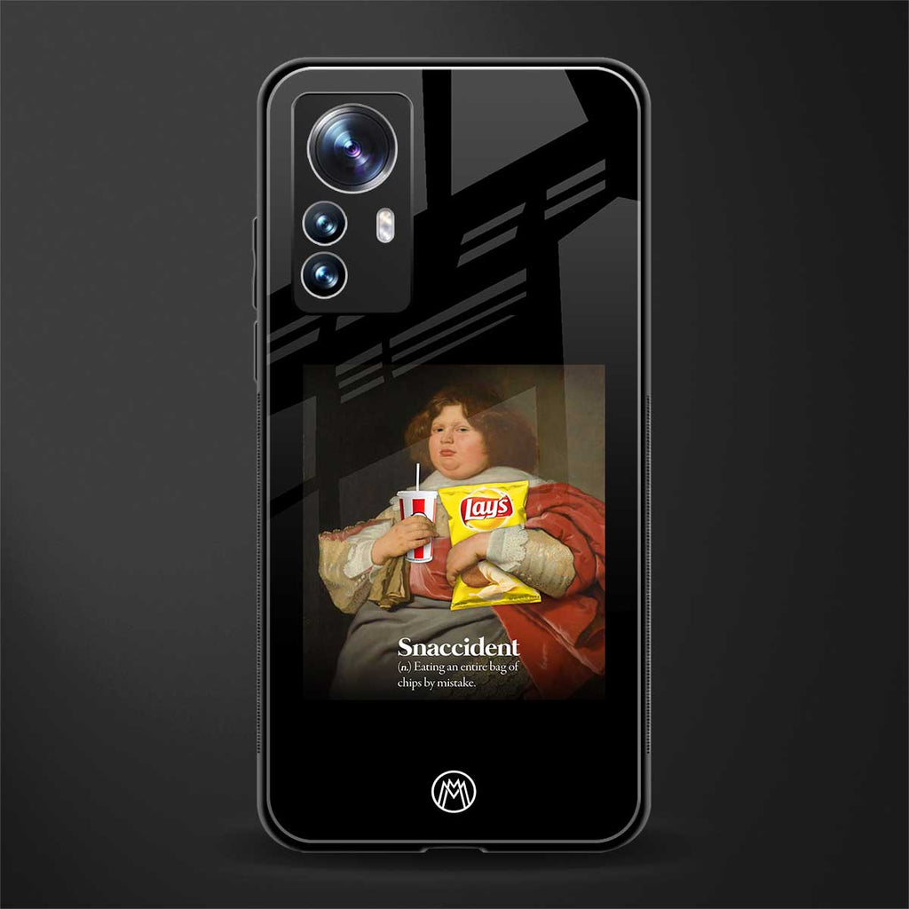 snaccident back phone cover | glass case for xiaomi 12 pro