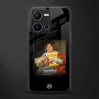 snaccident back phone cover | glass case for vivo y35 4g