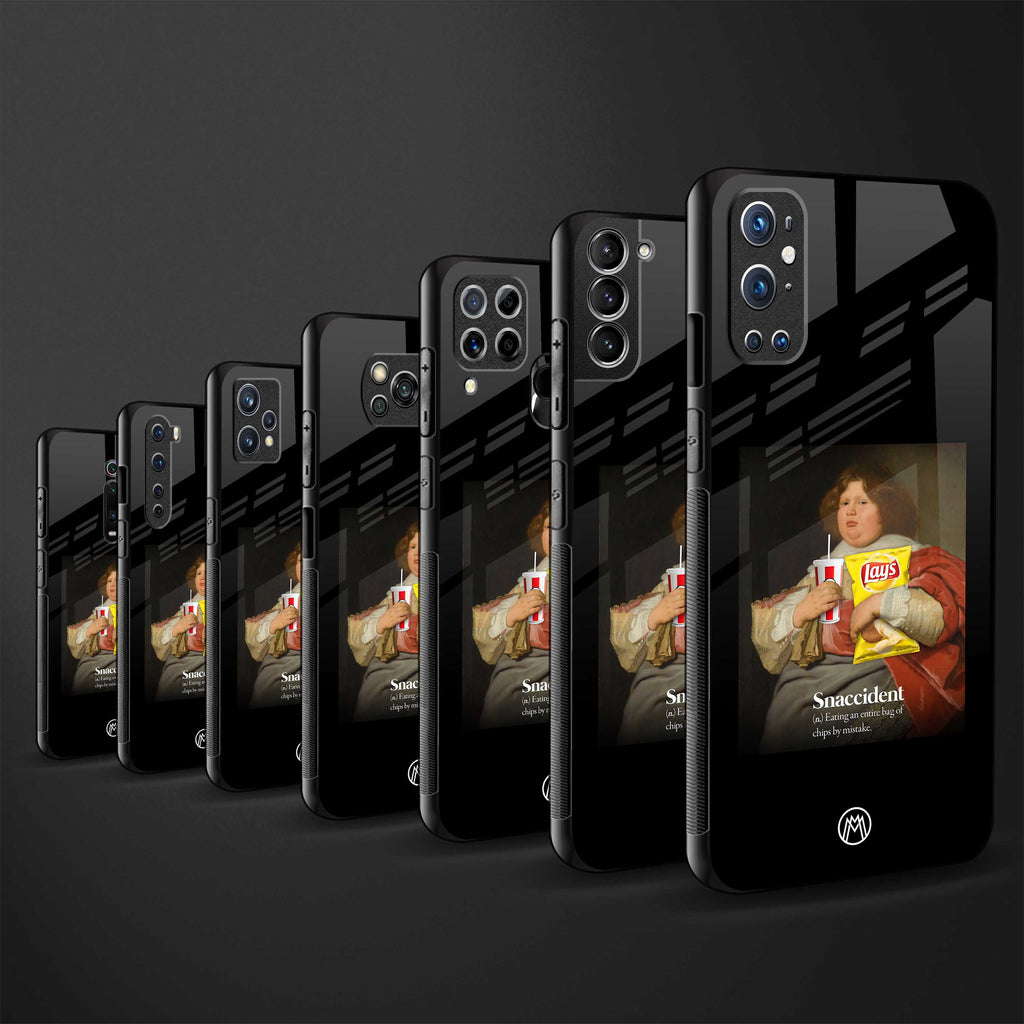 snaccident glass case for oppo a54 image-3